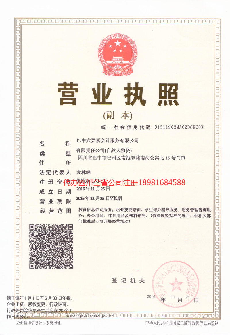 聊城聊城六要素会计服务有限公司